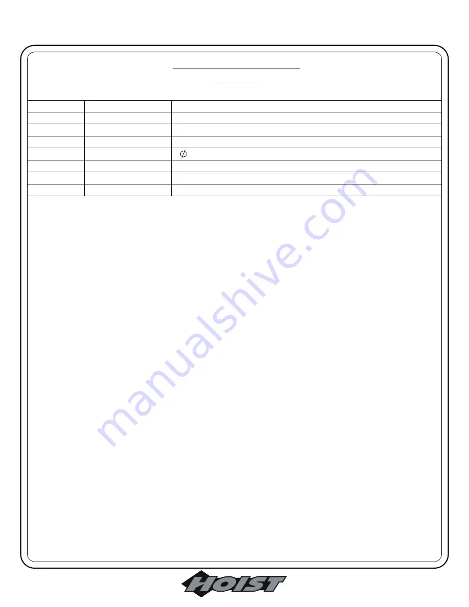 Hoist Fitness HF4264 Owner'S Manual Download Page 8