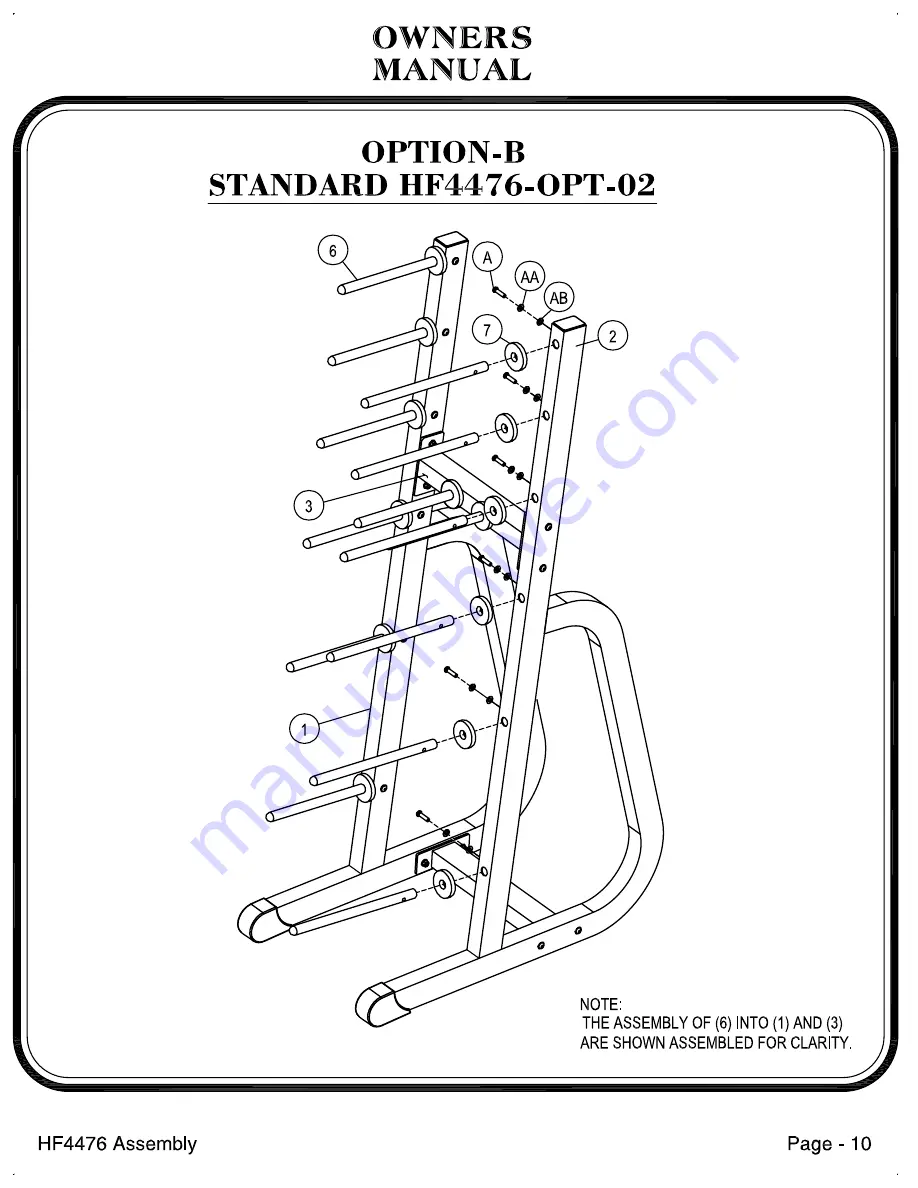 Hoist Fitness HF4476 Скачать руководство пользователя страница 11