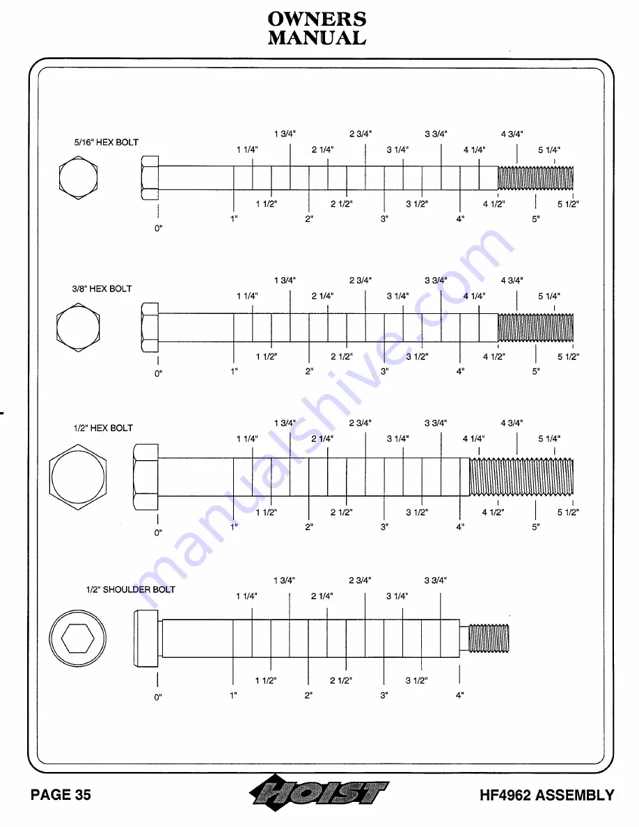 Hoist Fitness HF4962 Owner'S Manual Download Page 36