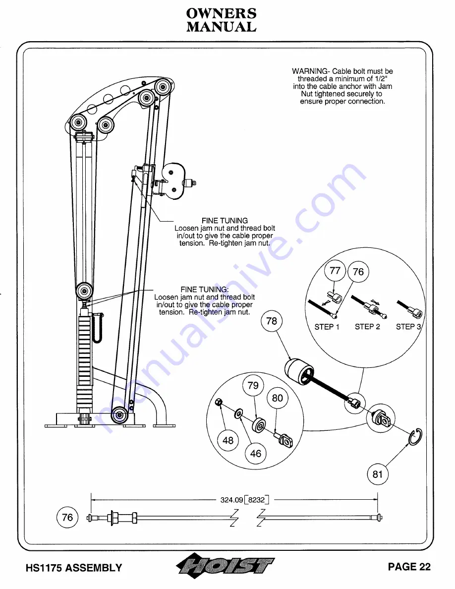 Hoist Fitness HI-LO PULLEY HS1175 Скачать руководство пользователя страница 23