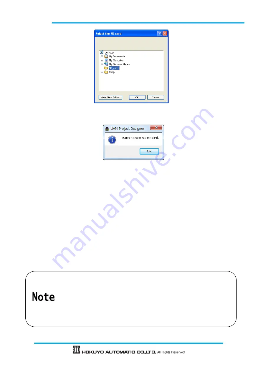 HOKUYO AUTOMATIC UAM-05LP User Manual Download Page 128