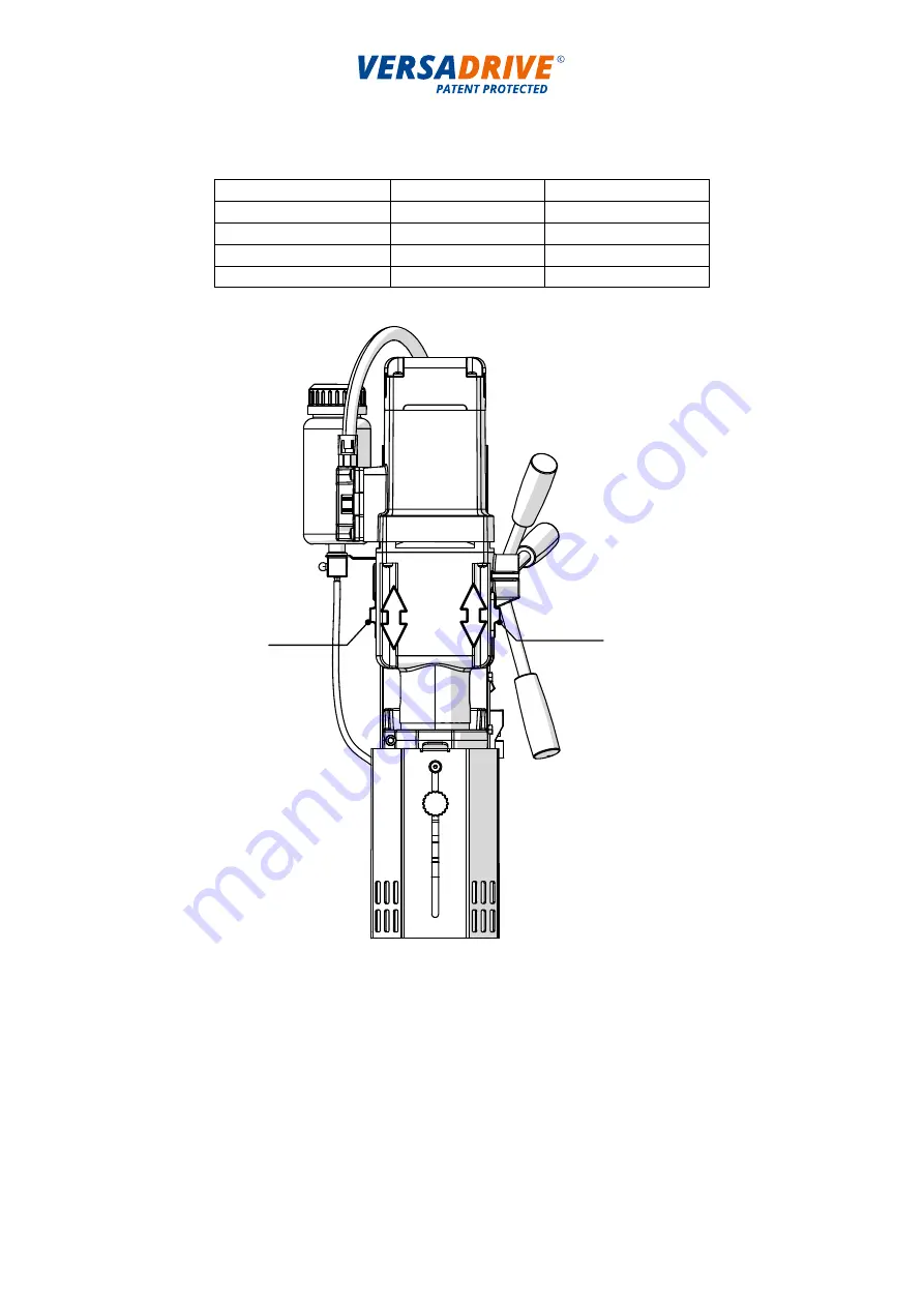 Holemaker Technology VERSADRIVE V125T Instruction Manual Download Page 25