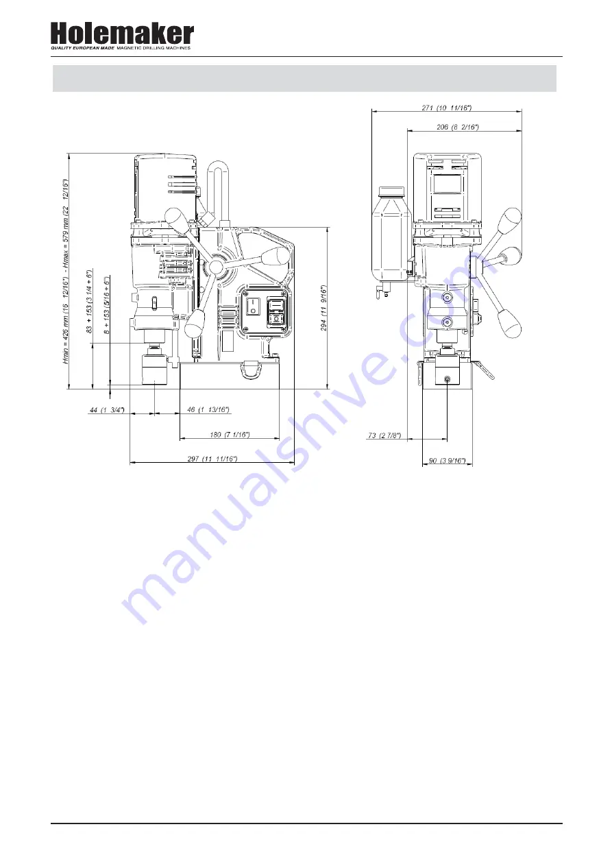 HOLEMAKER HMPRO50D Operator'S Manual Download Page 6