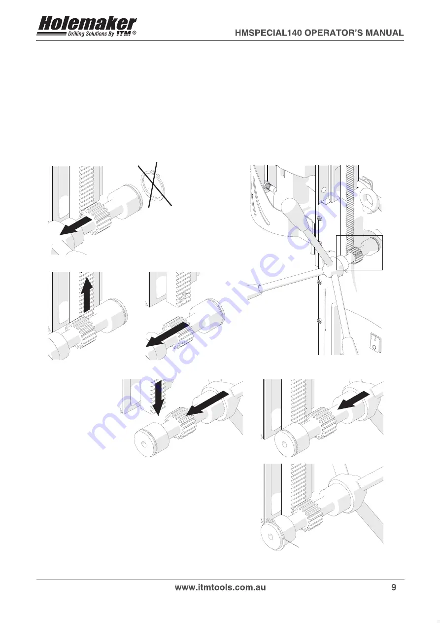 HOLEMAKER HMSPECIAL140 Скачать руководство пользователя страница 9