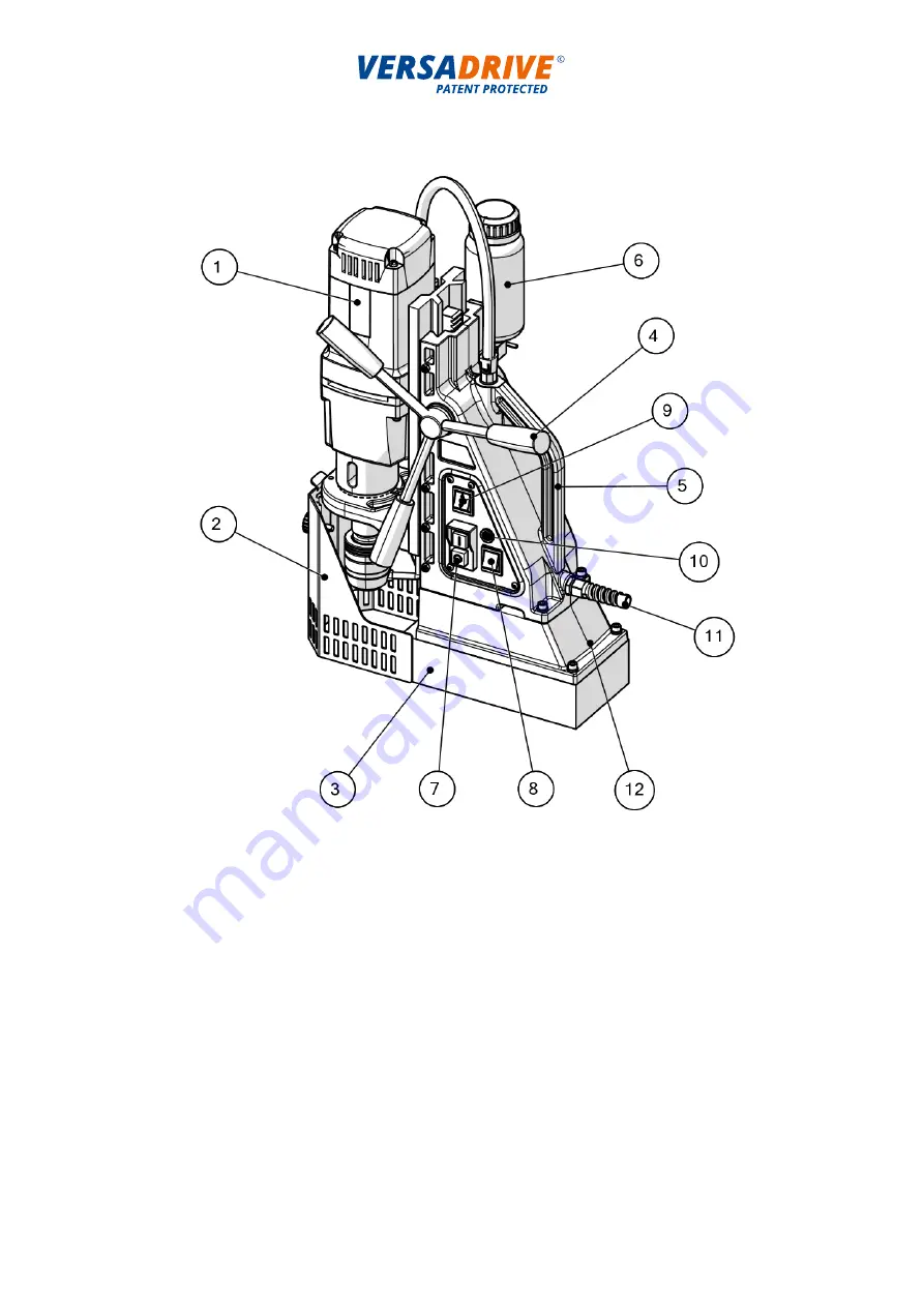 HOLEMAKER VERSADRIVE V100T Скачать руководство пользователя страница 8