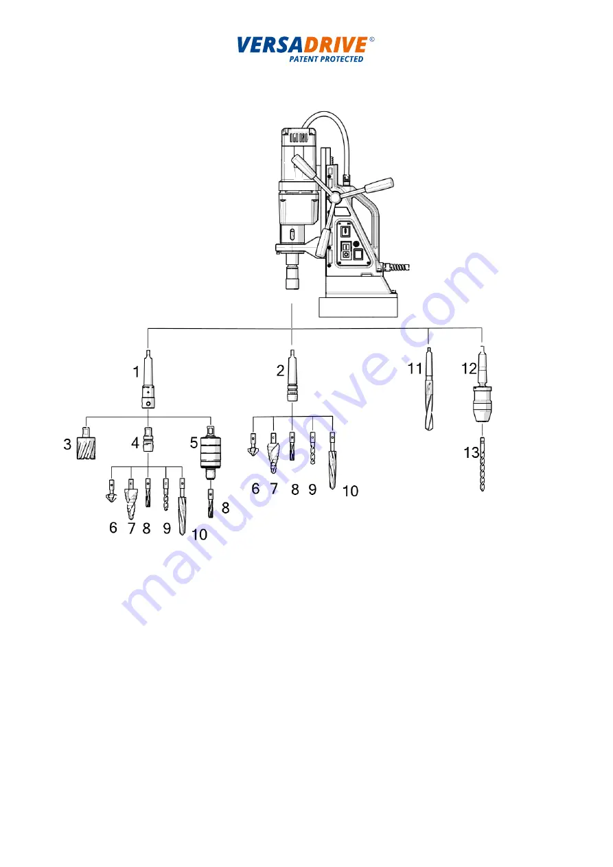 HOLEMAKER VERSADRIVE V100T Скачать руководство пользователя страница 31