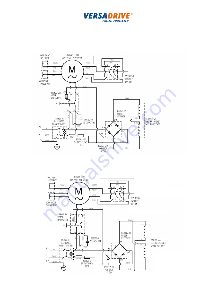 HOLEMAKER VERSADRIVE V100T Скачать руководство пользователя страница 45