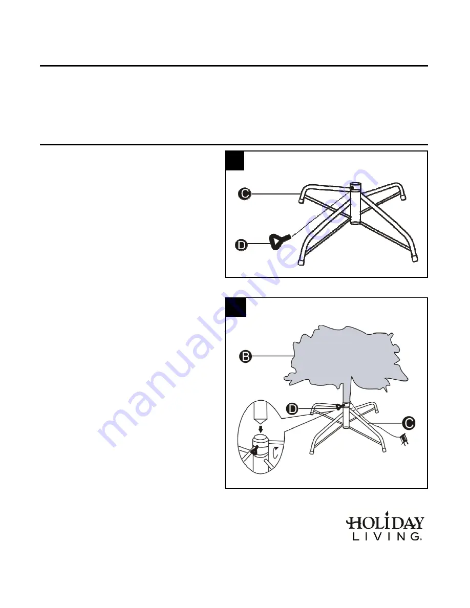 Holiday Living & Design W14F0789 Assembly Instructions Manual Download Page 4