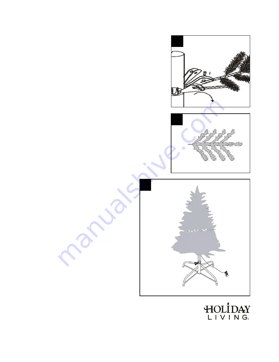 Holiday Living & Design W14F0789 Assembly Instructions Manual Download Page 6