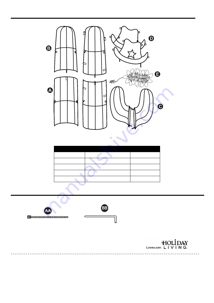 Holiday Living 0585692 Скачать руководство пользователя страница 2