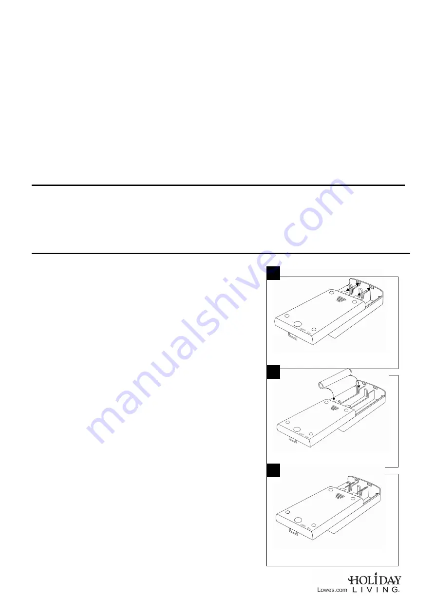 Holiday Living Y300-1616000015-CY Quick Start Manual Download Page 3