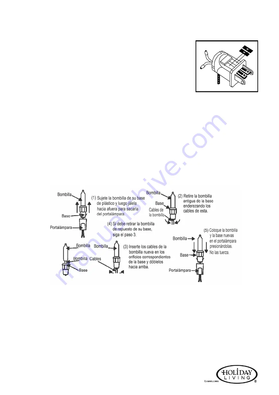 Holiday Living Y470-141608035-1 Manual Download Page 7