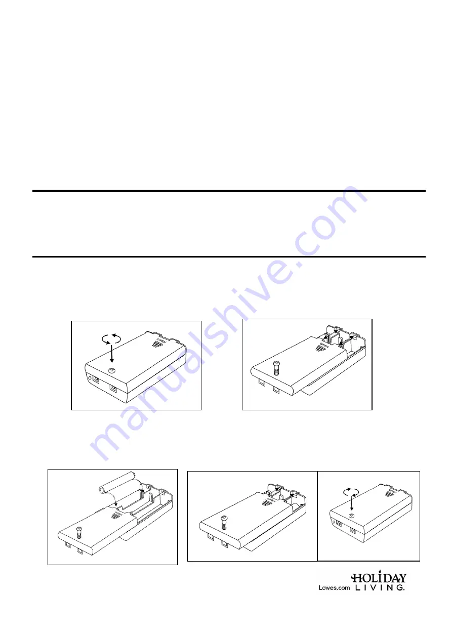 Holiday Living Y830-151600090-CY Quick Start Manual Download Page 7