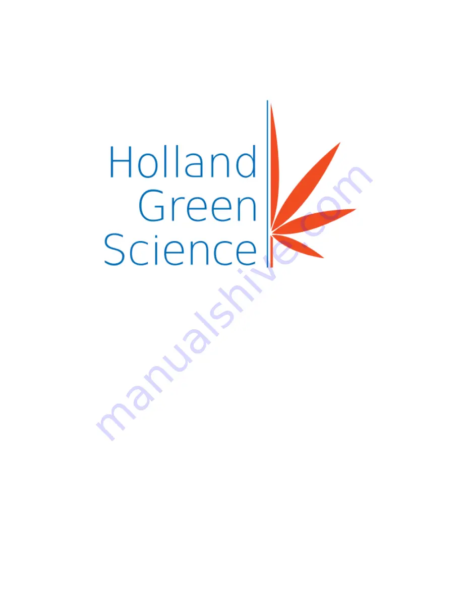 Holland Green Science 10311001 User Manual Download Page 1