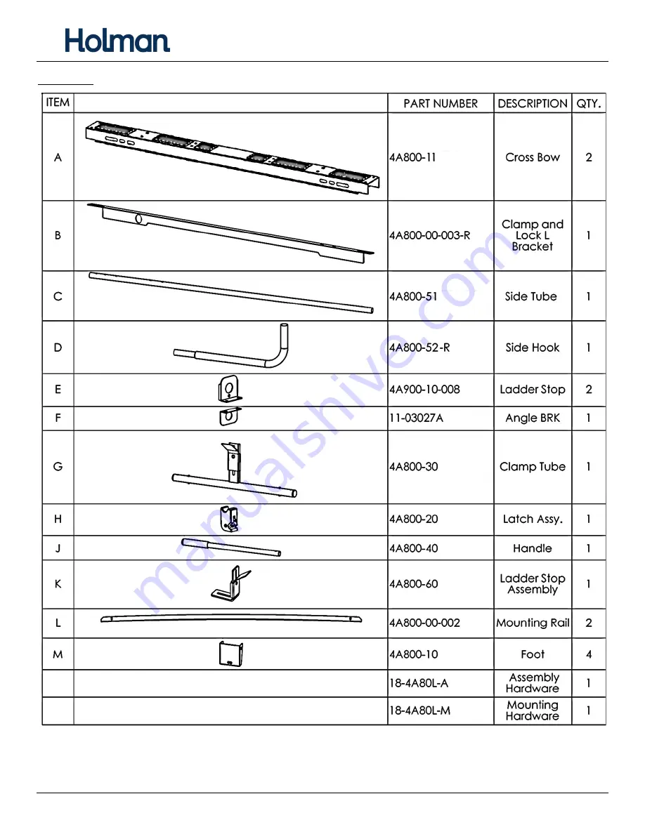 Holman 4A80L Installation Manual Download Page 3