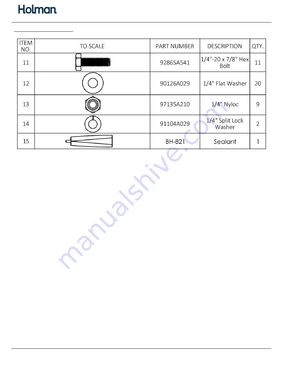 Holman 4A91H Instruction Manual Download Page 6