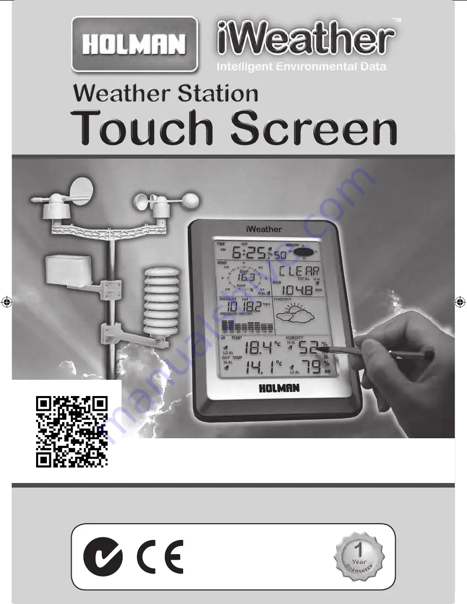 Holman iweather WS109A Instruction Manual Download Page 1