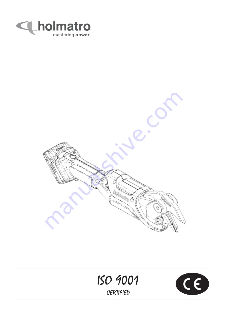 Holmatro CCU10 Manual Download Page 1