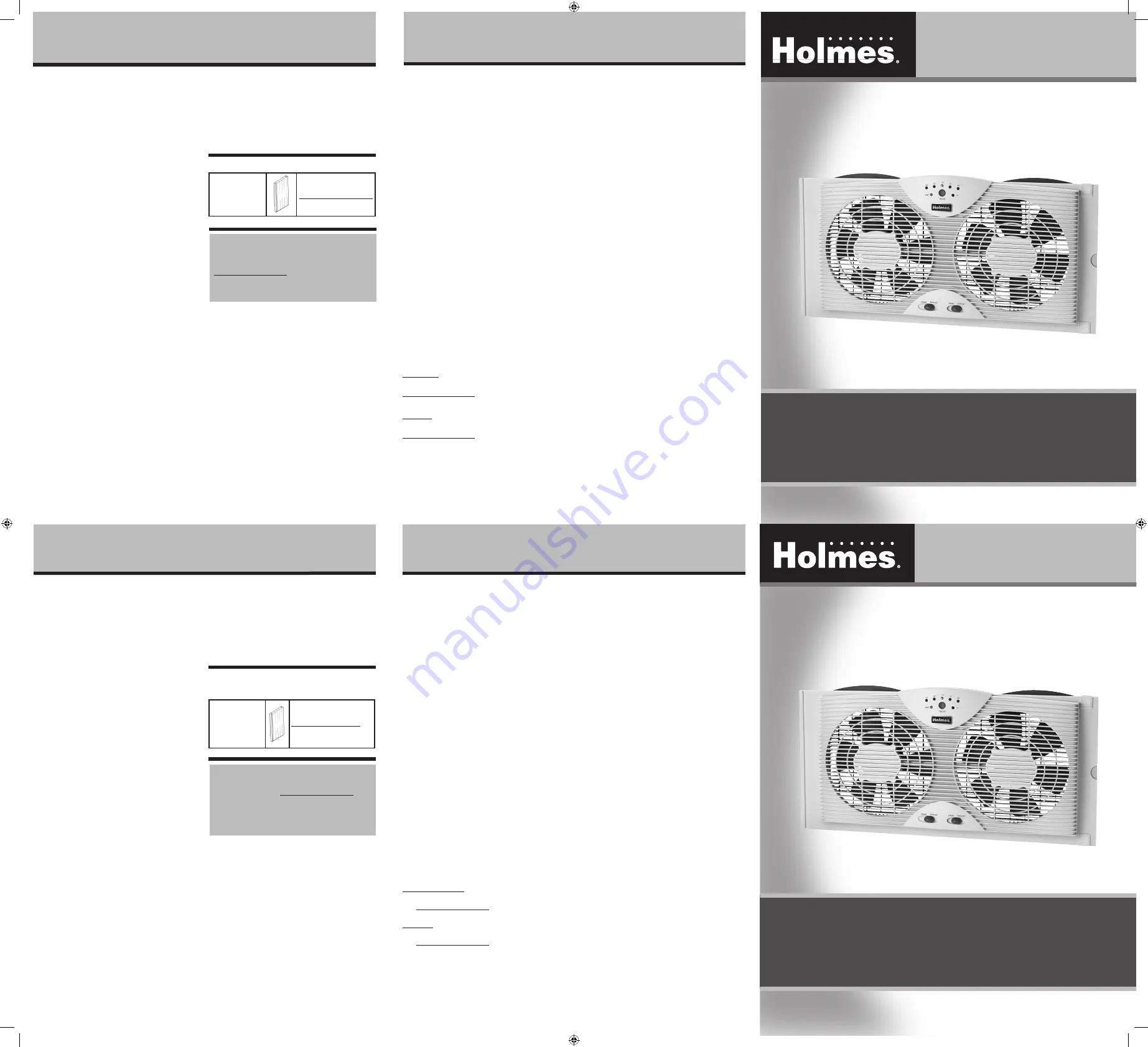 Holmes 1Touch HWF0910AT Owner'S Manual Download Page 1