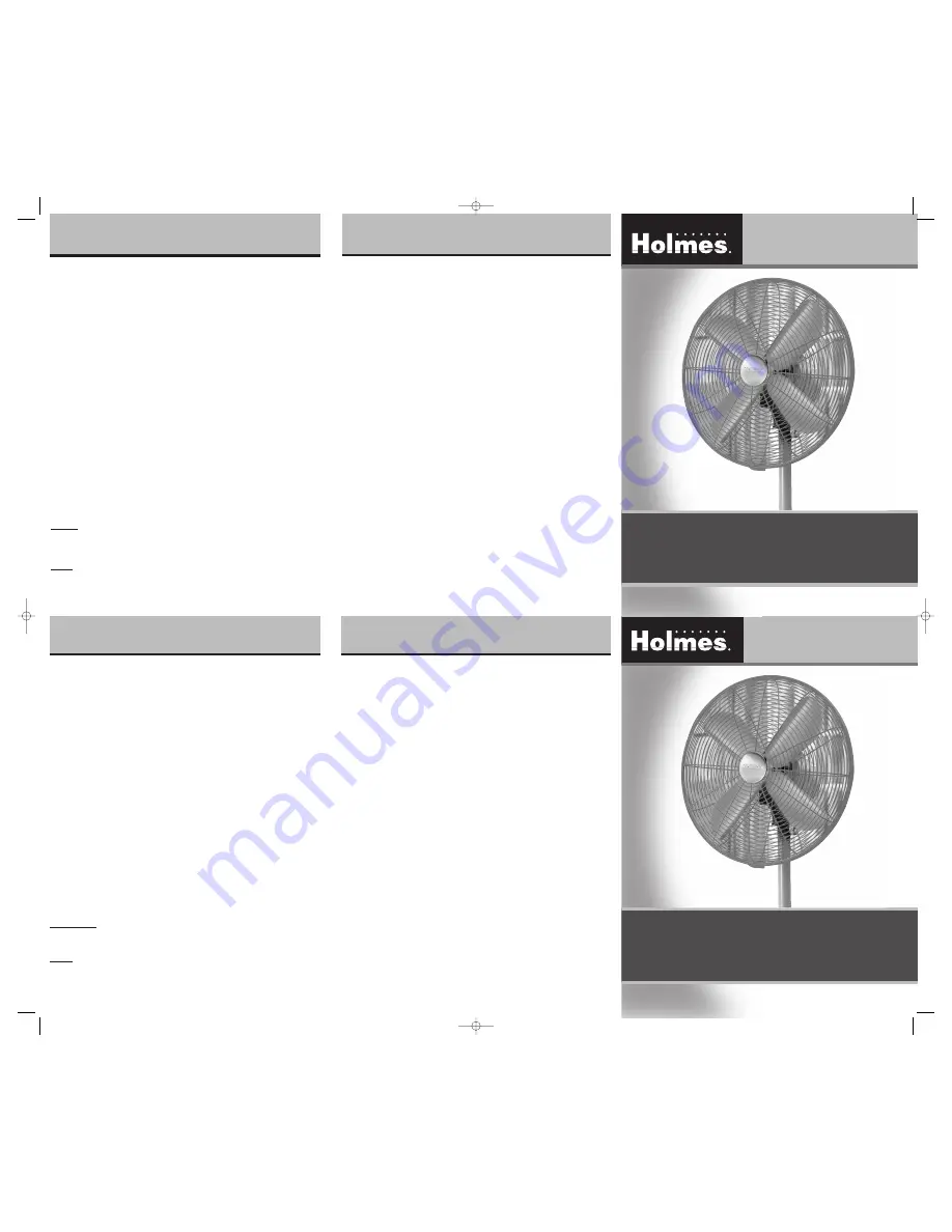 Holmes HASF1710 Series Owner'S Manual Download Page 1