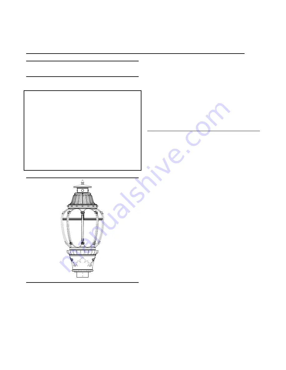 HOLOPHANE Madeira Installation And Maintenance Manual Download Page 1