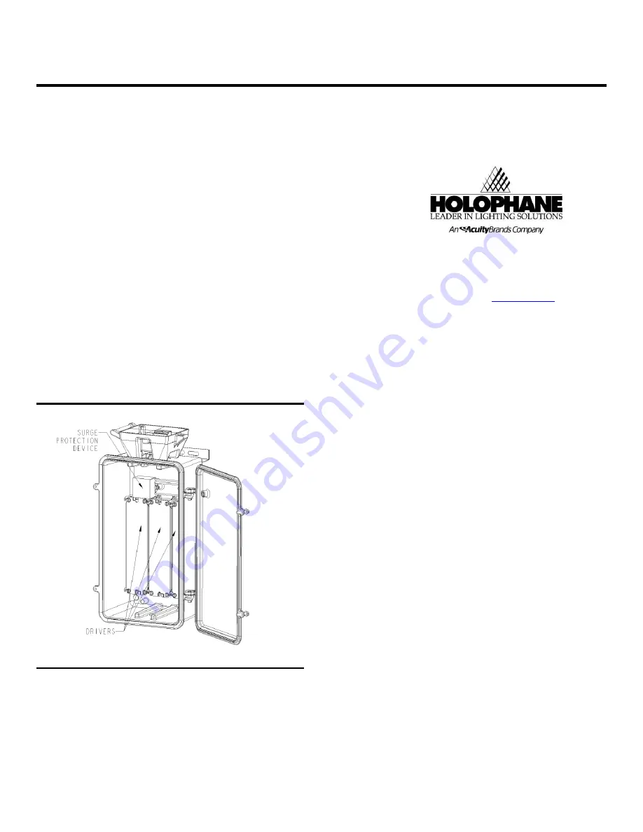 HOLOPHANE Phuzion PHZL Installation And Maintenance Manual Download Page 7