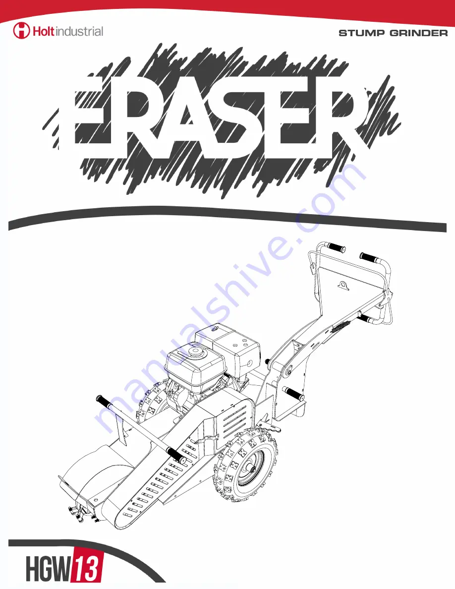 HOLT Eraser HGW 13 Скачать руководство пользователя страница 1