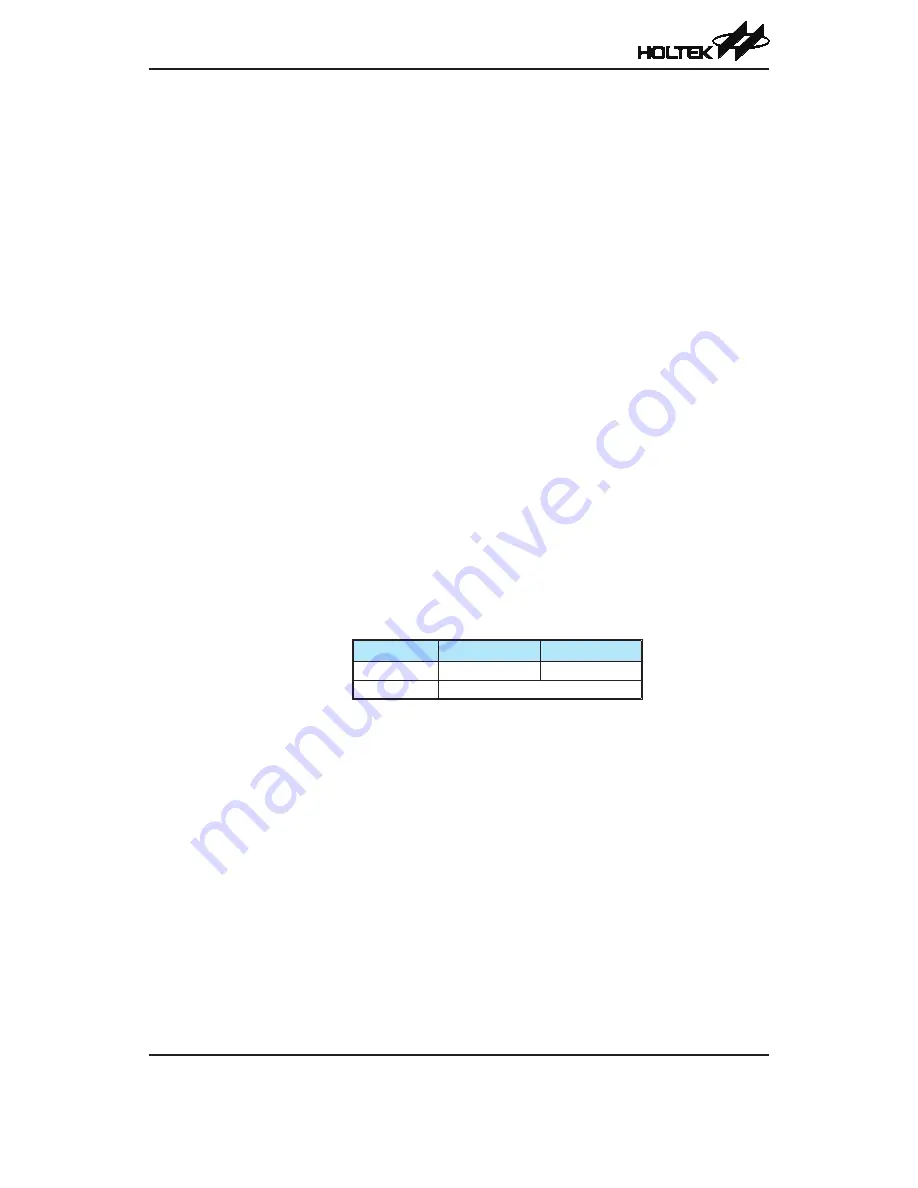 Holtek HT66F2740 Manual Download Page 103