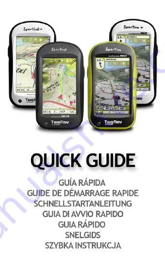 Holux TwoNav Sportiva Plus Quick Manual Download Page 1