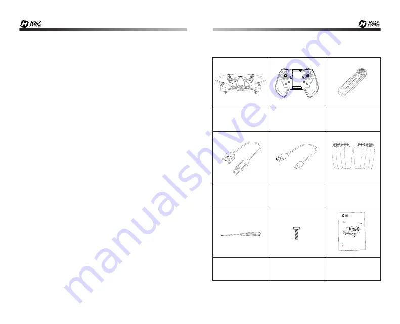 Holy Stone HS165 Instructions For Use Manual Download Page 5