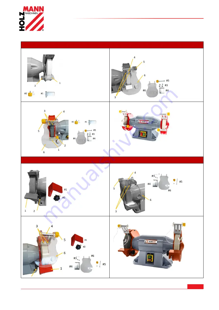 HOLZMANN MASCHINEN DSM 150 User Manual Download Page 48