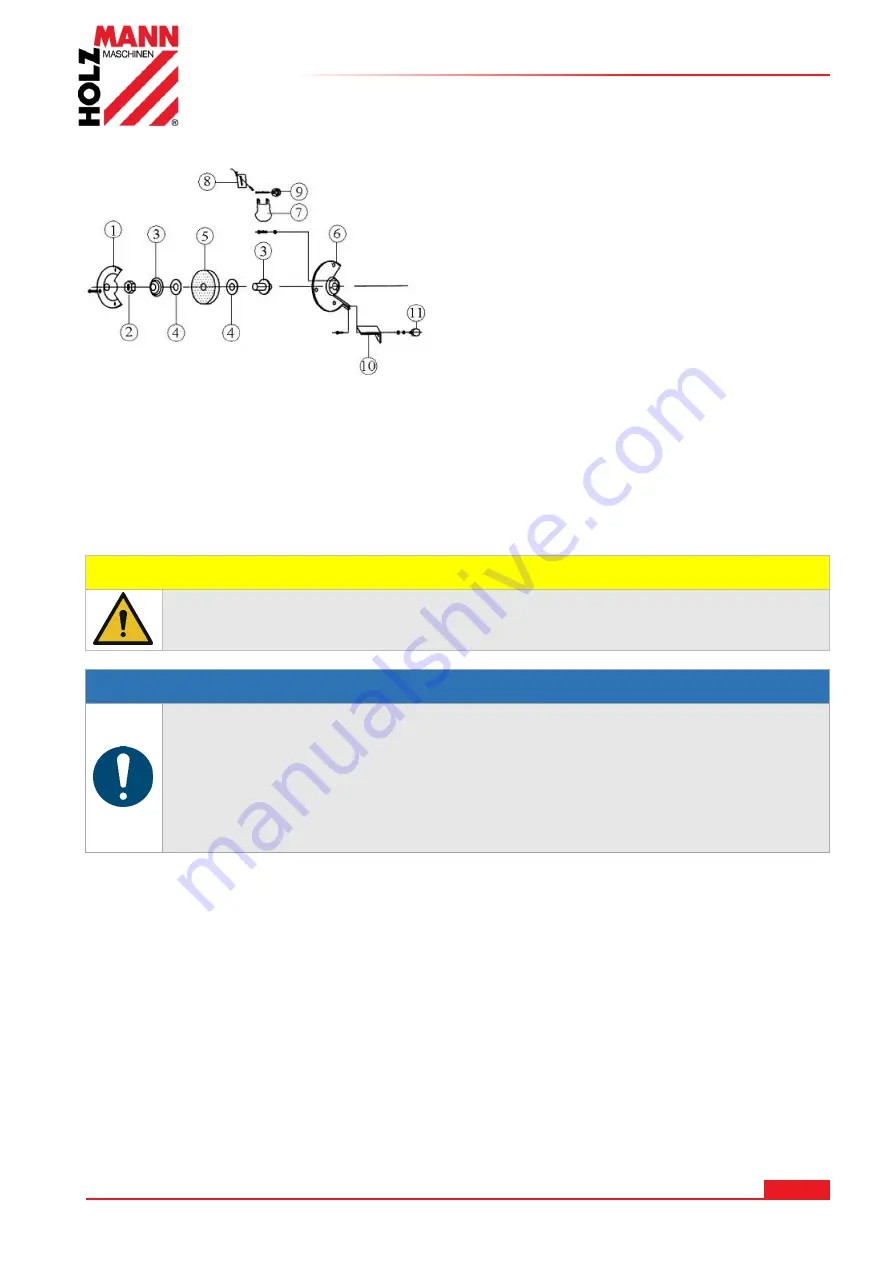 HOLZMANN MASCHINEN DSM200DS Operating Manual Download Page 14