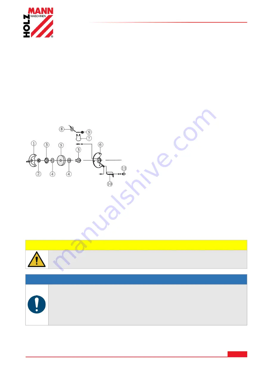 HOLZMANN MASCHINEN DSM200DS Operating Manual Download Page 46