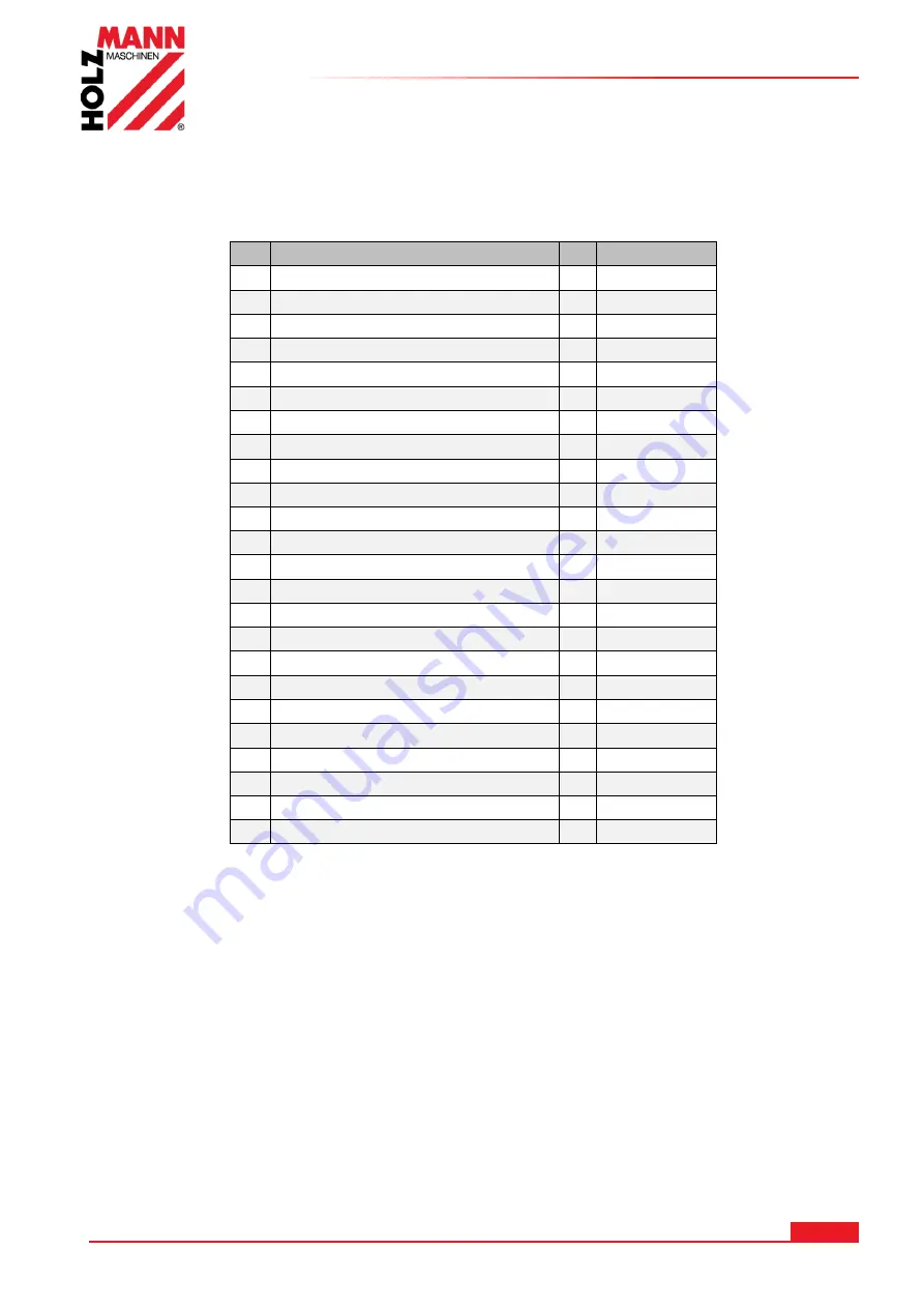 HOLZMANN MASCHINEN DSM200DS Operating Manual Download Page 56