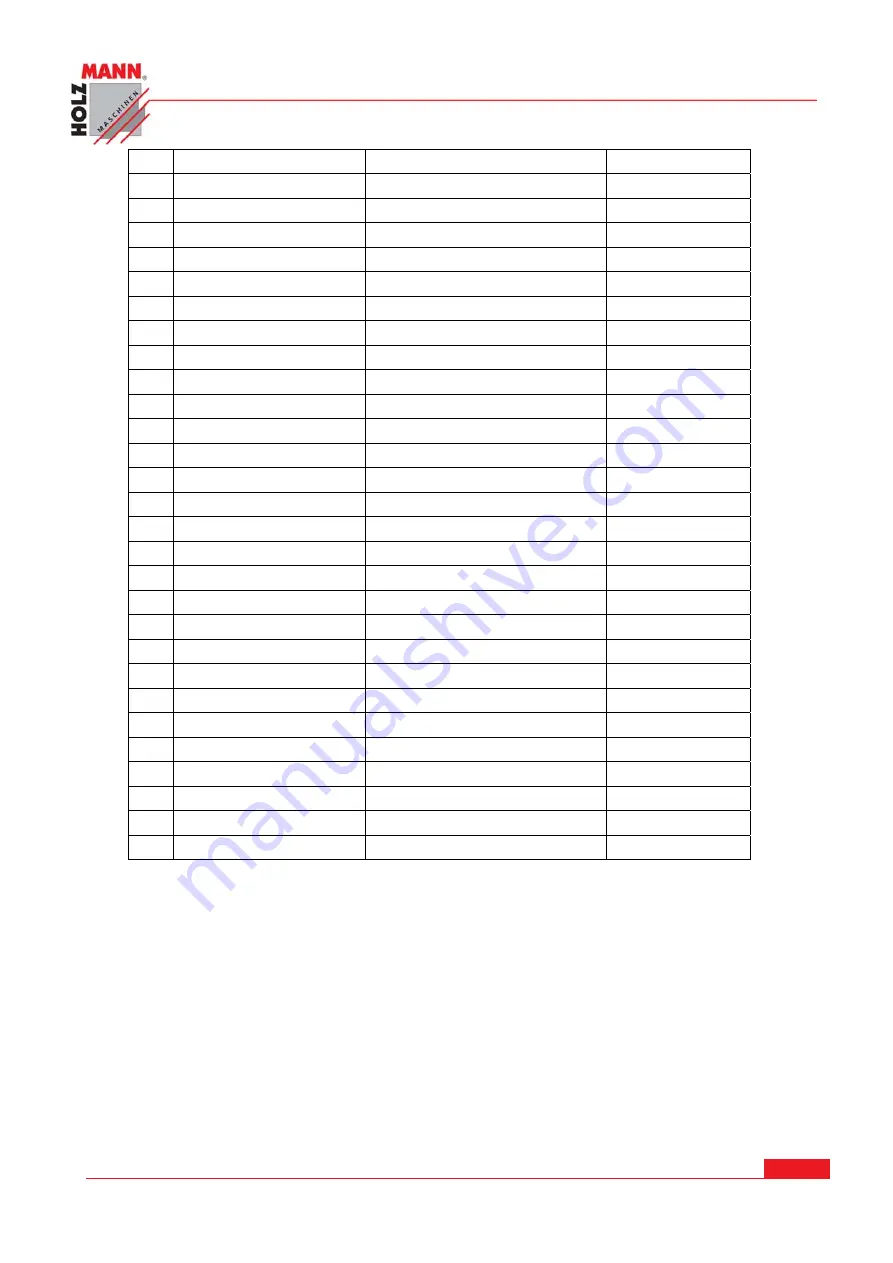 HOLZMANN MASCHINEN ED 1000G Operating Instructions Manual Download Page 47