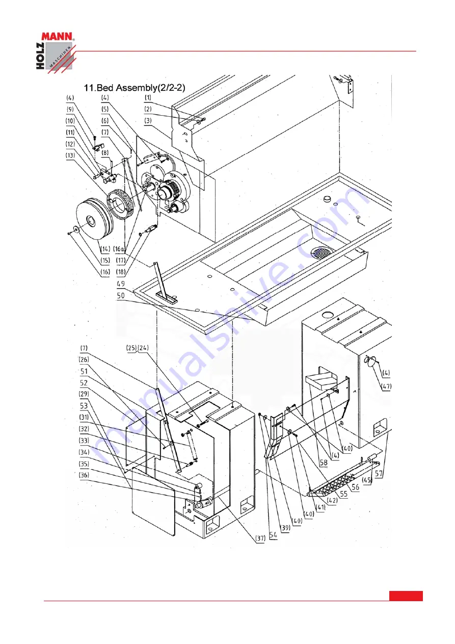 HOLZMANN MASCHINEN ED 1000G Operating Instructions Manual Download Page 50