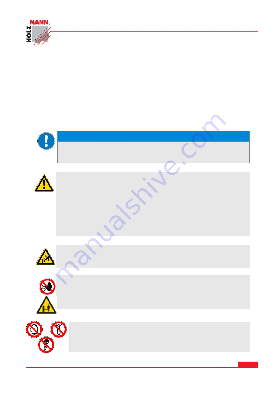 HOLZMANN MASCHINEN ED 1000KDIG Скачать руководство пользователя страница 10