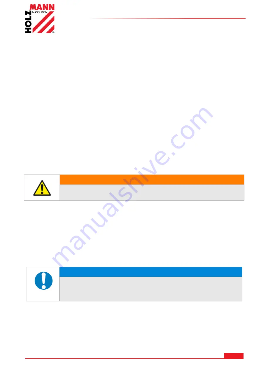 HOLZMANN MASCHINEN HMS 1000 User Manual Download Page 44