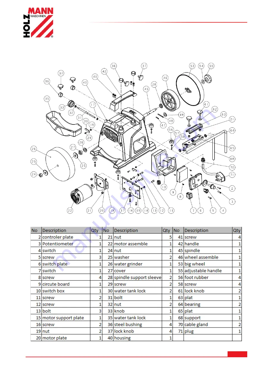 HOLZMANN MASCHINEN NTS 200FLEX Скачать руководство пользователя страница 25