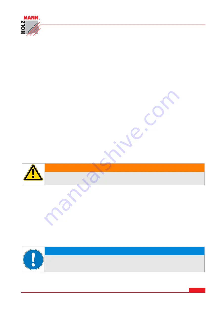 HOLZMANN MASCHINEN RBM 1020E User Manual Download Page 11