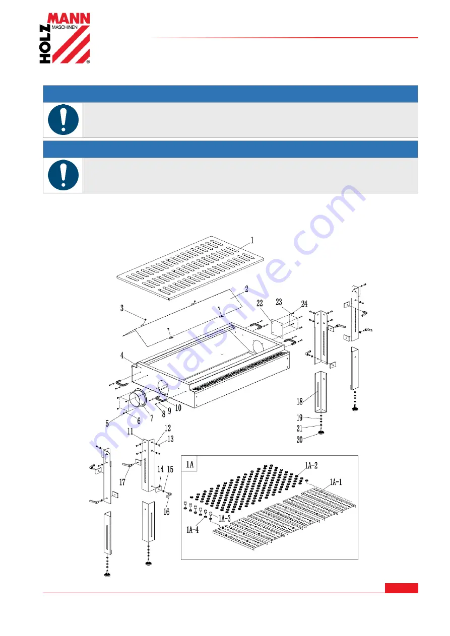 HOLZMANN MASCHINEN SSAT150M User Manual Download Page 6