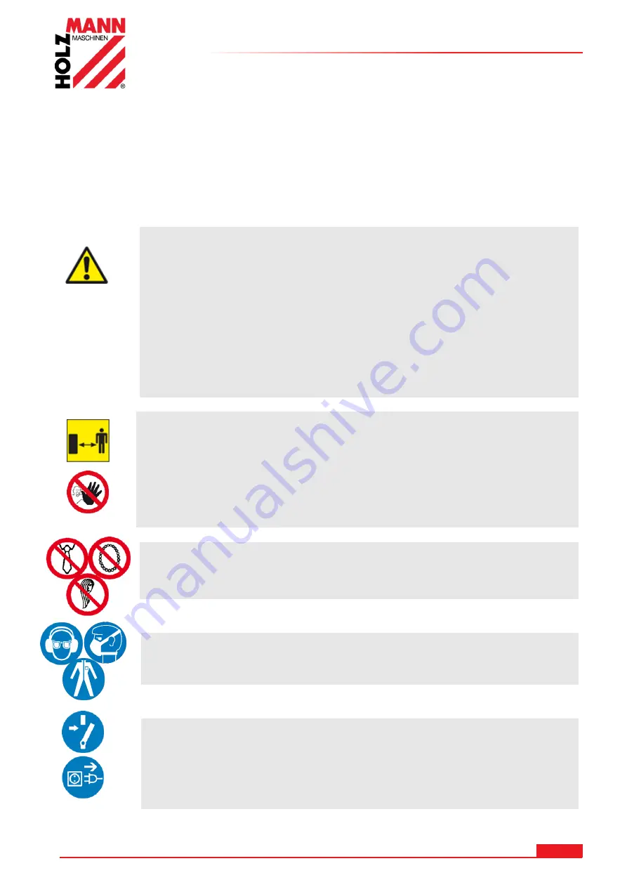 Holzmann BTS 75-2 User Manual Download Page 19