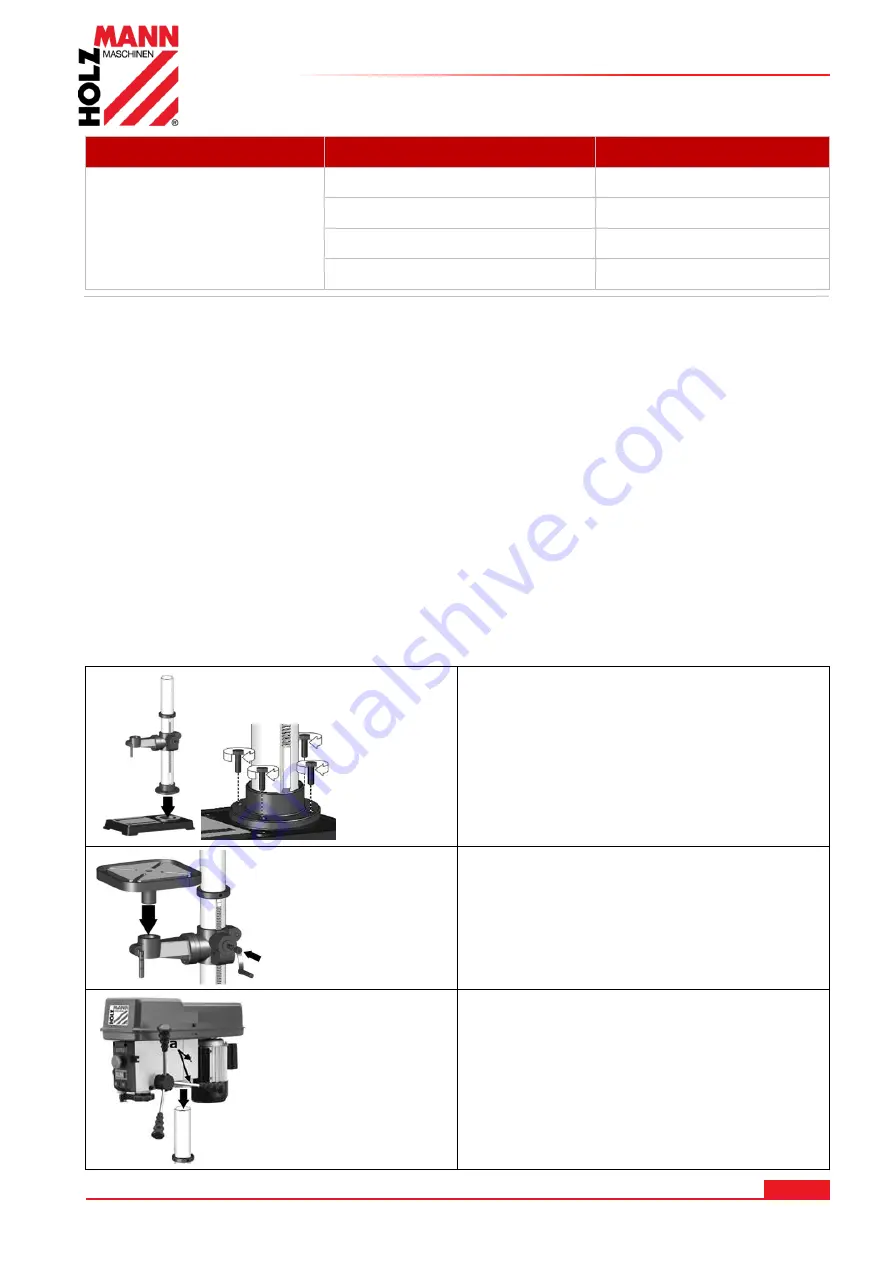 Holzmann SB 163VH User Manual Download Page 13