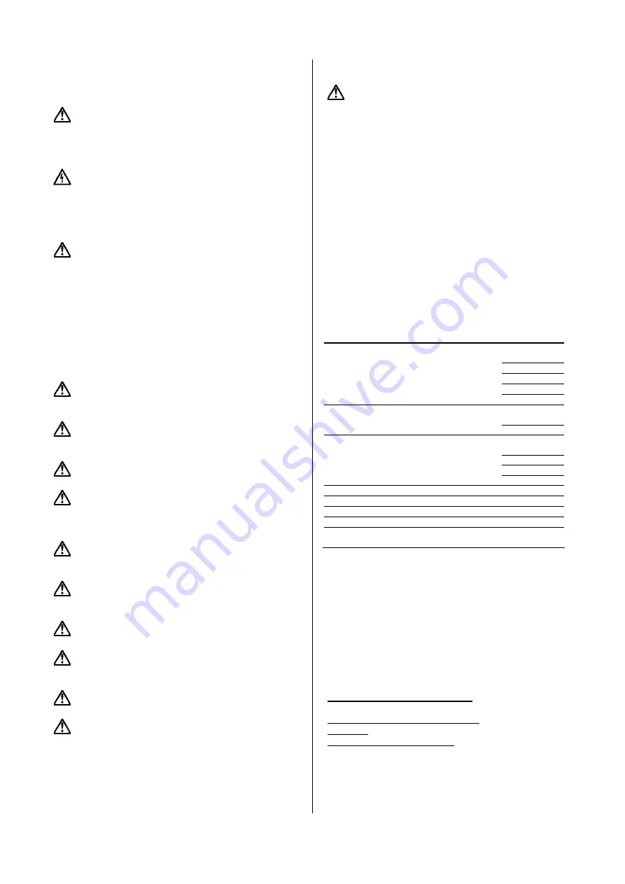 Homa CTP 50 M Original Instruction Manual Download Page 4