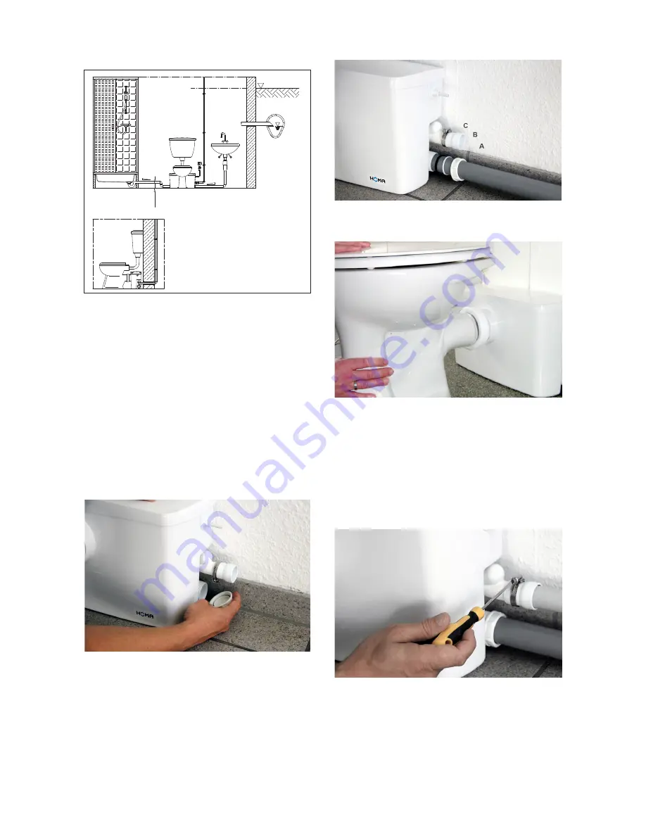 Homa SaniQ cut Original Instruction Manual Download Page 54