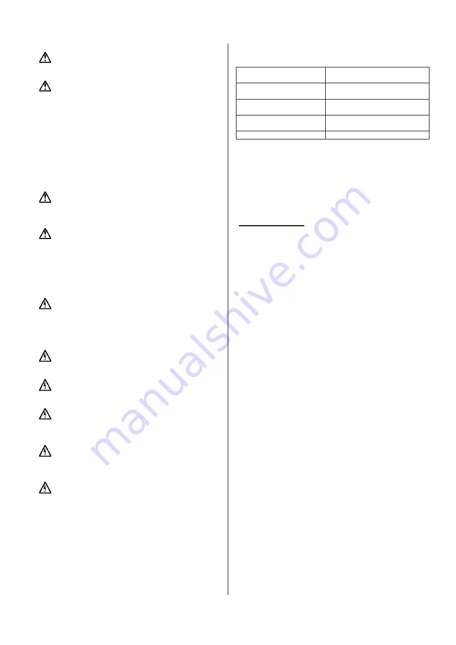 Homa TP 50 Series Installation And Operation Instruction Manual Download Page 24