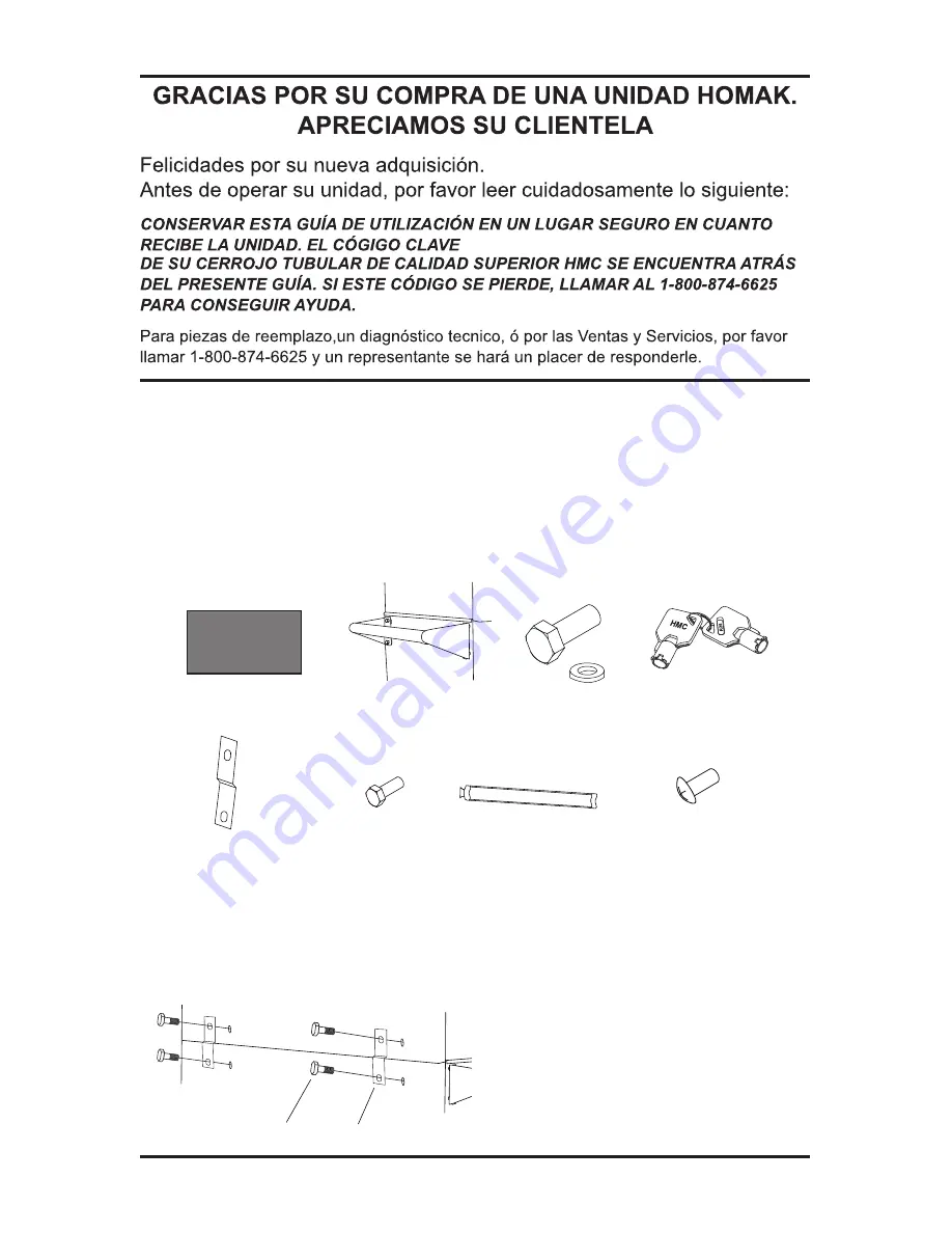 Homak BK04060064 Owner'S And Operator'S Manual Download Page 6