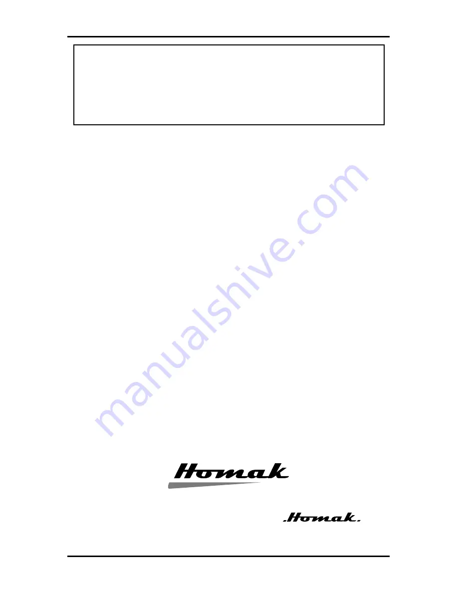 Homak GS00765021 Owner'S And Operator'S Manual Download Page 20