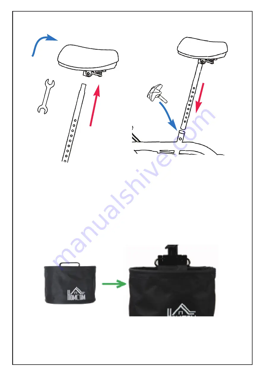 HOMCOM 712-048 Assembly & Instruction Manual Download Page 12