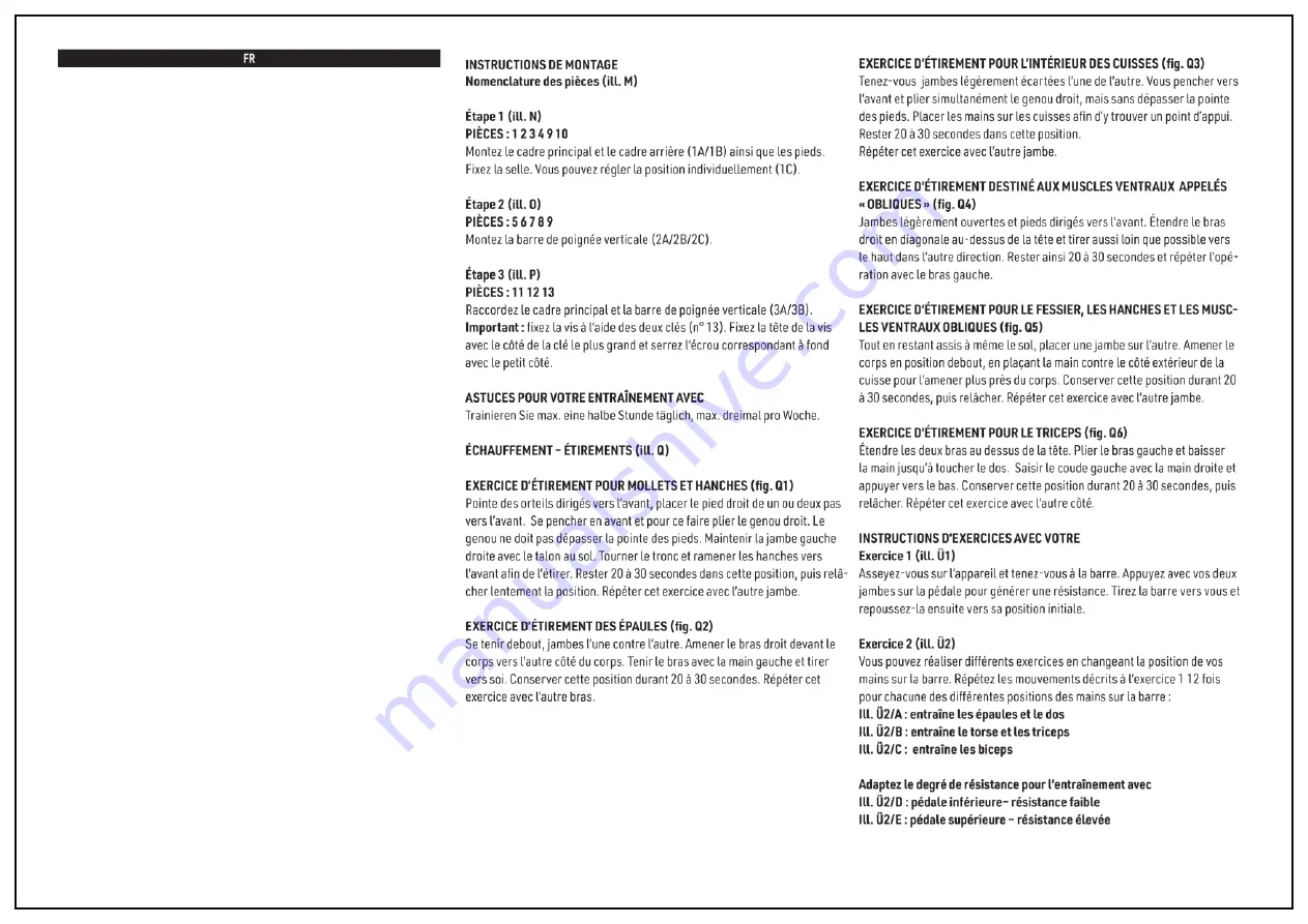 HOMCOM A90-295 Assembly Instruction Manual Download Page 7